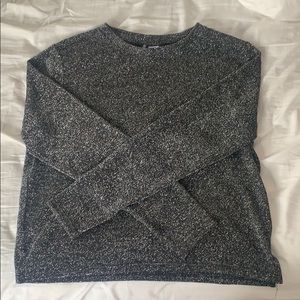 Black sparkly long sleeve